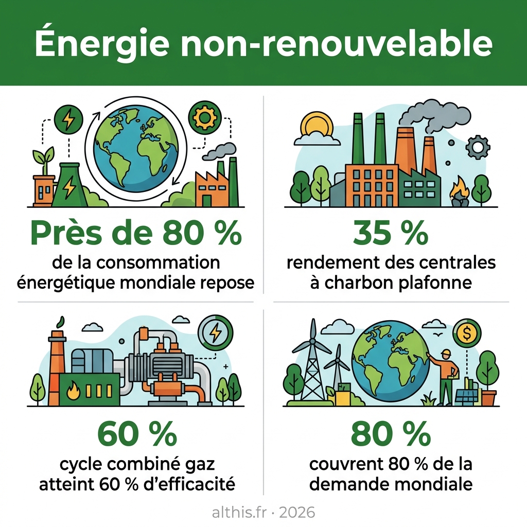 Infographie — énergie non-renouvelable