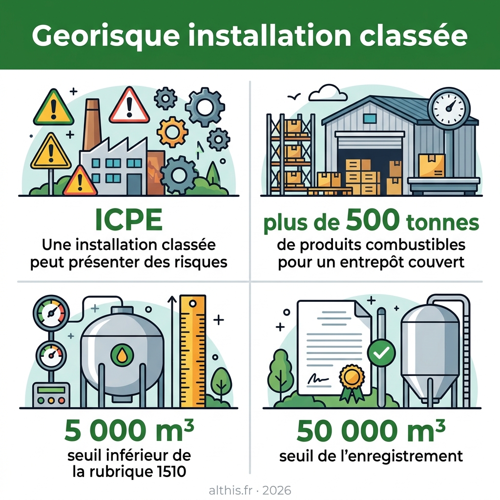 Infographie — georisque installation classée
